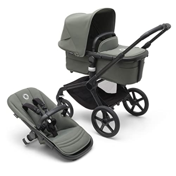 Bugaboo Fox 5 All-Terrain Stroller, 2-in-1 Baby Stroller with Full Suspension, Easy Fold, Spacious B...