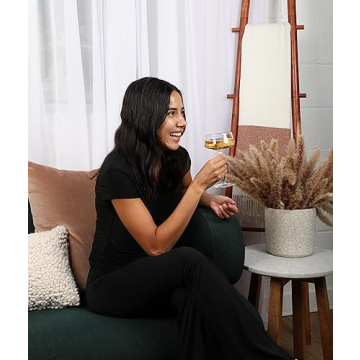 LOUVOR Vintage Coupe Glasses Set of 6 for Elegant Entertaining