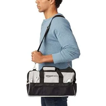 Amazon Basics 115 Piece Home Repair Tool Kit Set With Bag