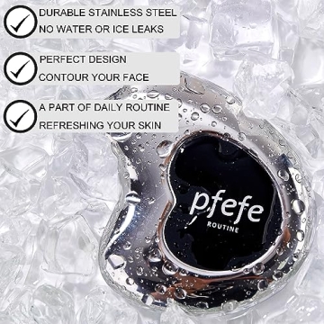 Pfefe Stainless Steel Cryo Gua Sha for Glowing Skin