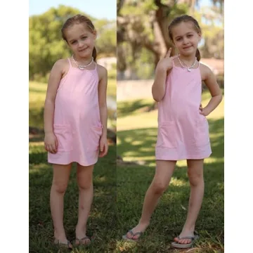 Stylish Arshiner Girls Romper Dress with Comfortable Shorts