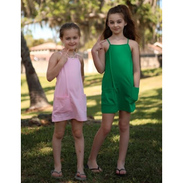 Stylish Arshiner Girls Romper Dress with Comfortable Shorts
