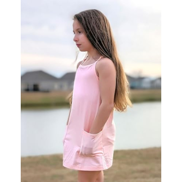 Stylish Arshiner Girls Romper Dress with Comfortable Shorts