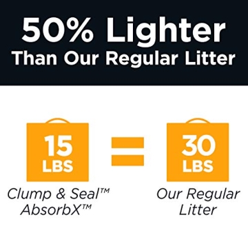 Arm & Hammer Clump & Seal AbsorbX Cat Litter for Multi-Cat Homes