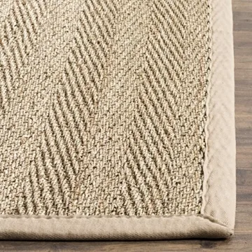 SAFAVIEH Natural Fiber Area Rug 8x10 Durable Eco-Friendly Design