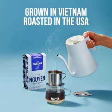 Truegrit Robusta Medium Roast Coffee Beans - Vietnamese Single Origin