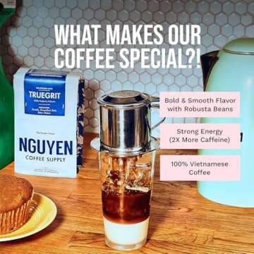 Truegrit Robusta Medium Roast Coffee Beans - Vietnamese Single Origin