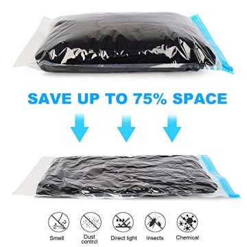 Compression Bags for Travel - Space Saving Set - 10 Pack