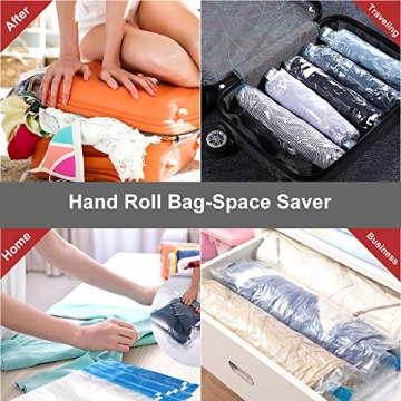 Compression Bags for Travel - Space Saving Set - 10 Pack