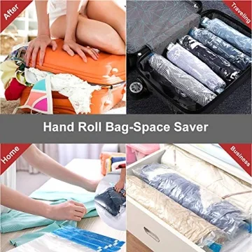 Compression Bags for Travel - Space Saving Set - 10 Pack