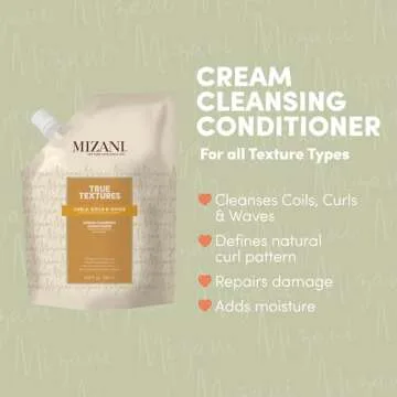 Mizani True Textures Cream Cleansing Conditioner - Hydrating Curl Care
