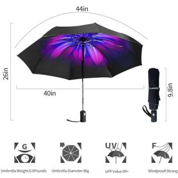 Compact Windproof Travel Umbrella – Portable & Lightweight