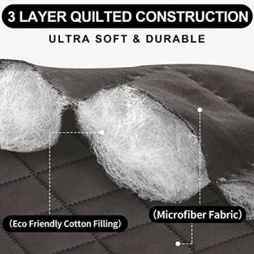 Deeky Recliner Chair Covers for Large Recliner, Reclining Chair Cover Slipcovers, Couch Sofa Covers ...