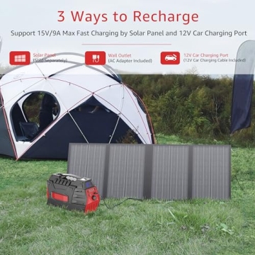 Apowking 500W Portable Power Station for Camping & Travel
