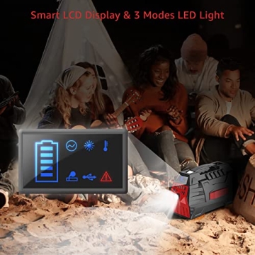 Apowking 500W Portable Power Station for Camping & Travel