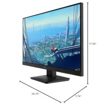 Dell Gaming LED-Lit Monitor 27" Black (D2719HGF), FHD (1920 x 1080) at 144 Hz, 2 ms response time, DP 1.2, HDMI, USB, 2W x 2 speakers, AMD FreeSync