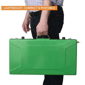 Flame King YSNBBQ-136M 3-Burner Portable Camping Stove Grill w/Toast Tray, Great for Outdoor Cooking, Backpacking, Compatible with 1LB Propane Gas Bottle