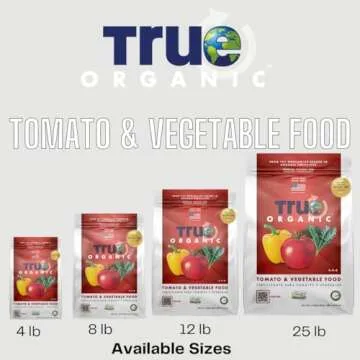 True Organic Tomato & Vegetable Food – Organic Fertilizer for Superior Harvests with 6% Calcium ?...