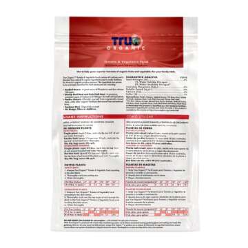 True Organic Tomato & Vegetable Food - Premium Organic Fertilizer