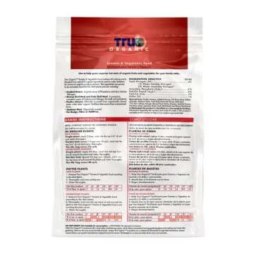 True Organic Tomato & Vegetable Food - Premium Organic Fertilizer