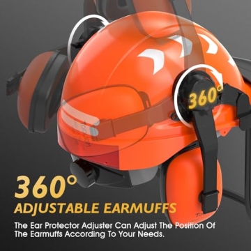 Safety Chainsaw Helmet & Ear Protection for Arborists