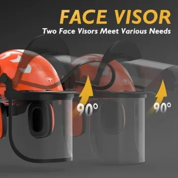 Safety Chainsaw Helmet & Ear Protection for Arborists