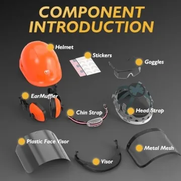 Safety Chainsaw Helmet & Ear Protection for Arborists