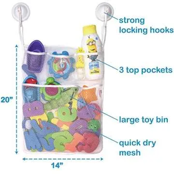 Lilly's Love Bath Toy Storage - Quick Dry and Easy Organizer