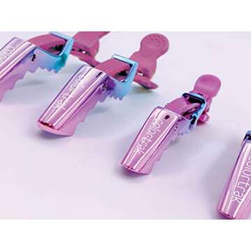 Colortrak Aurora Croc Clips - Ergonomic Design, Multi Pack