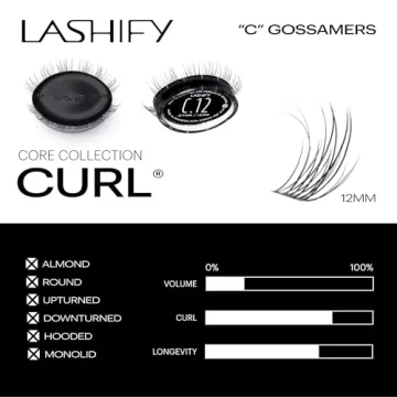 Lashify 12mm Gossamer DIY Lashes for Natural Beauty