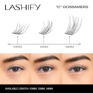Lashify 12mm Gossamer DIY Lashes for Natural Beauty