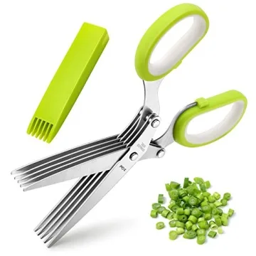 X-Chef 5-Blade Herb Shears: Kitchen Scissors for Chopping Fresh Herbs Effortlessly