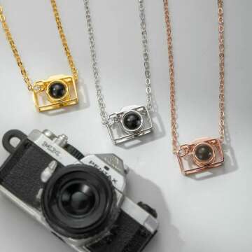 Photo Projection Camera Necklace - Capture Memories Easily