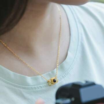 Photo Projection Camera Necklace - Capture Memories Easily