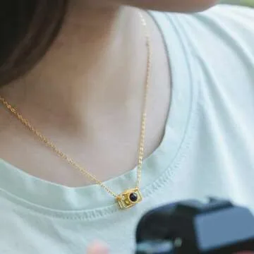 Photo Projection Camera Necklace - Capture Memories Easily