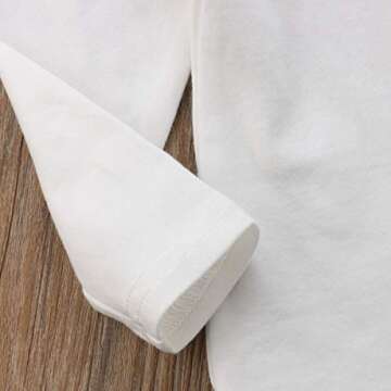 Mubineo Toddler Ruffle Sleeve Cotton T Shirt - Sizes 1T to 6T