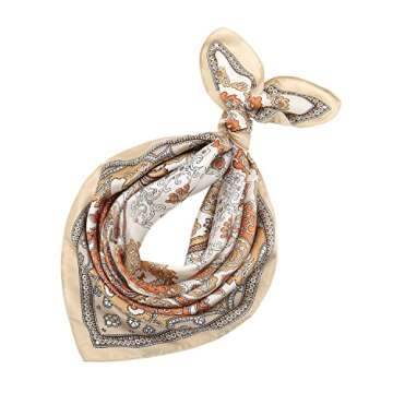 RIIQIICHY Womens Head Hair Scarf Like Satin Silk Scarf Sleeping Hair Wrapping Night 27.5"