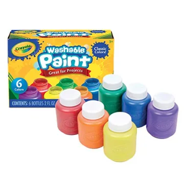 Crayola Washable Kids Paint, 6 Count - The Ultimate Art Supplies for Children