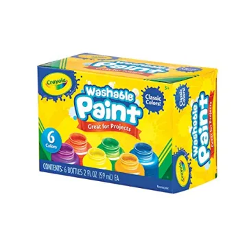 Crayola Washable Kids Paint - Safe, Fun & Vibrant Colors