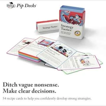 Pip Decks Strategy Tactics Card Deck: Business Planning & Leadership Tool