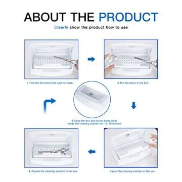 Premium Plastic Sterilizing Tray for Beauty Tools