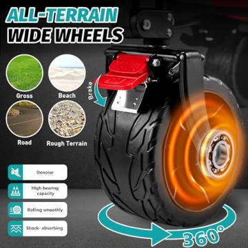 200L Heavy Duty Collapsible Folding Wagon Cart