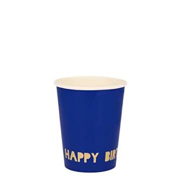 Meri Meri Happy Birthday Cups for Festive Celebrations