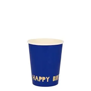 Meri Meri Happy Birthday Cups for Festive Celebrations