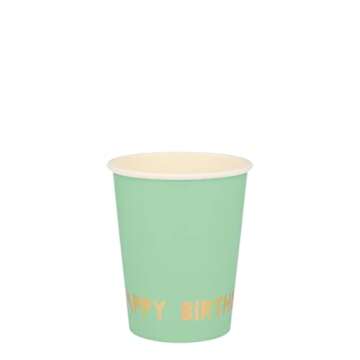 Meri Meri Happy Birthday Cups for Festive Celebrations