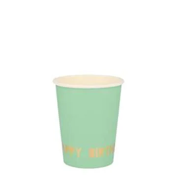 Meri Meri Happy Birthday Cups for Festive Celebrations