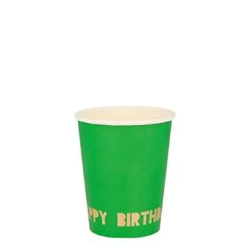 Meri Meri Happy Birthday Cups for Festive Celebrations