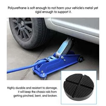 Partol Floor Jack Rubber Pad for Vehicle Protection