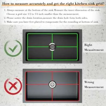 Durable Stainless Steel Sink Protector for Kitchens