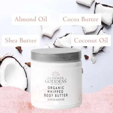 Glimmer Goddess Organic Whipped Body Butter - Vegan Hydration